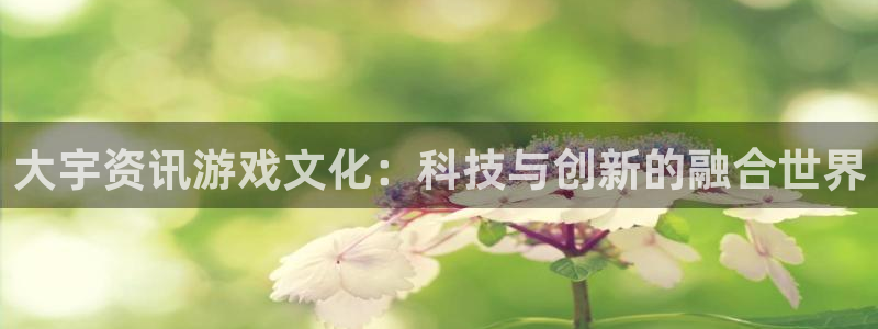 多彩联盟官方网站入口手机版：大宇资讯游戏文化：科技与创新的融