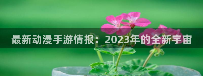 多彩娱乐登陆测速：最新动漫手游情报：2023年的全新宇宙